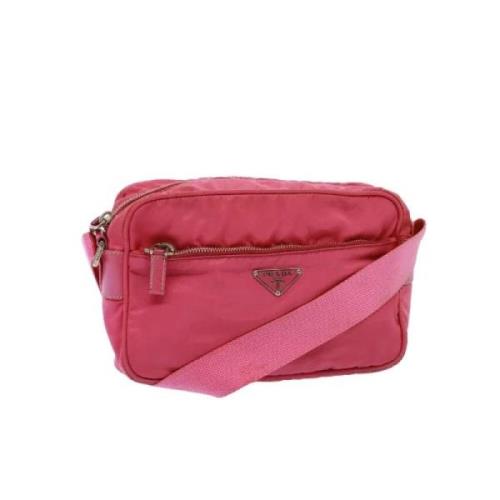 Pre-owned Nylon prada-bags Prada Vintage , Pink , Dames