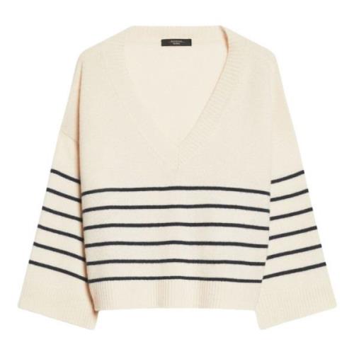 Ecru Leva Sweaters voor Weekend Outfits Max Mara Weekend , Beige , Dam...