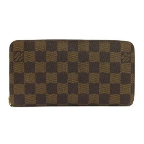 Pre-owned Canvas wallets Louis Vuitton Vintage , Brown , Dames