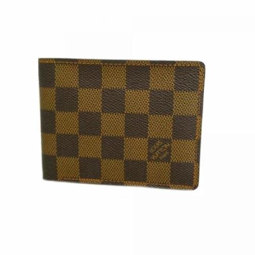 Pre-owned Canvas wallets Louis Vuitton Vintage , Brown , Heren