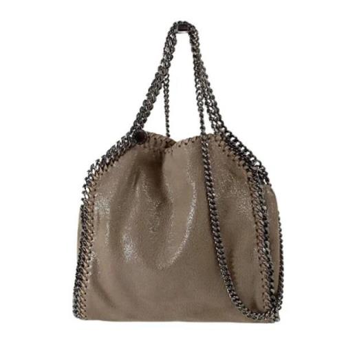 Pre-owned Suede handbags Stella McCartney Pre-owned , Beige , Dames