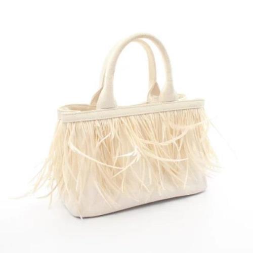 Pre-owned Canvas prada-bags Prada Vintage , White , Dames