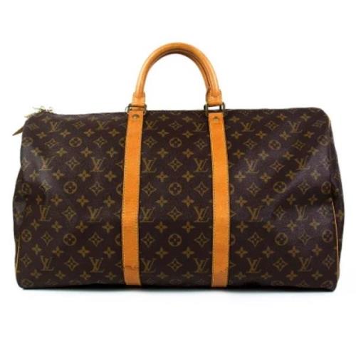 Pre-owned Canvas louis-vuitton-bags Louis Vuitton Vintage , Brown , Da...