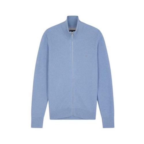 Cardigan met rits en hoge kraag Eden Park , Blue , Heren