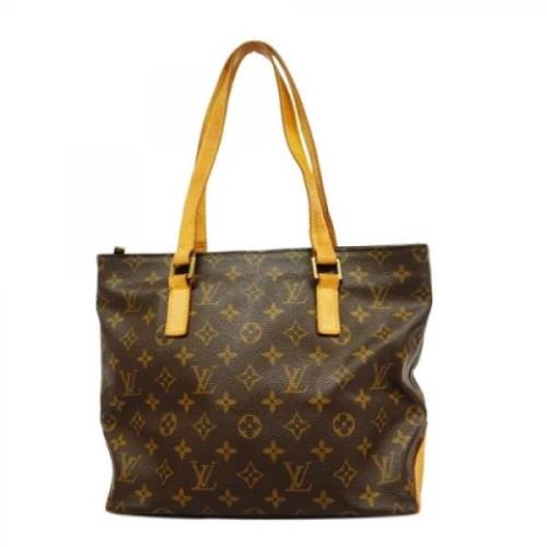 Pre-owned Fabric totes Louis Vuitton Vintage , Brown , Dames