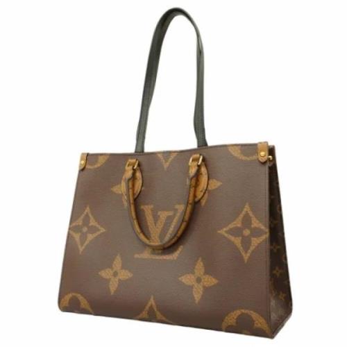 Pre-owned Fabric totes Louis Vuitton Vintage , Brown , Dames