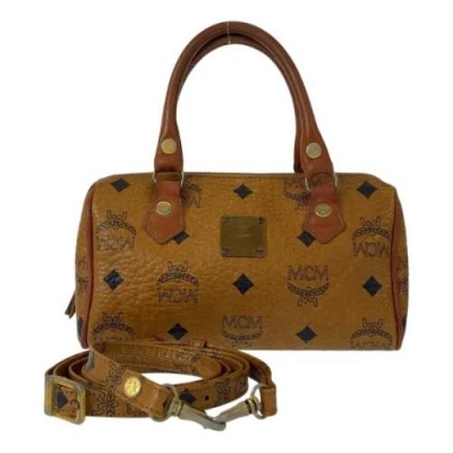 Pre-owned Leather handbags MCM Pre-owned , Brown , Dames