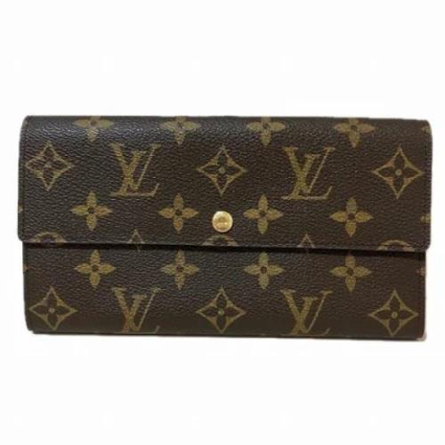 Pre-owned Fabric wallets Louis Vuitton Vintage , Brown , Dames