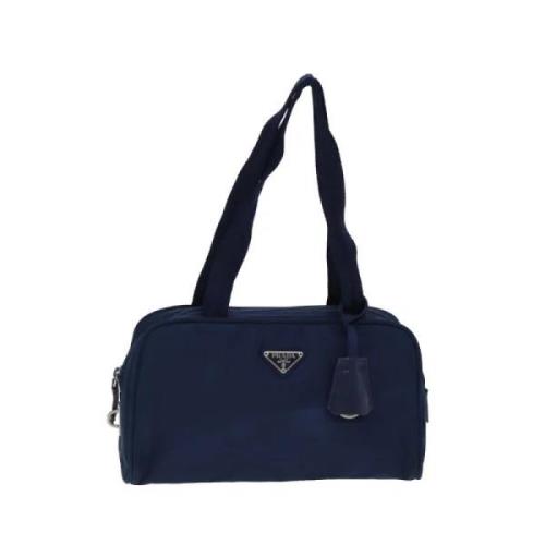 Pre-owned Nylon handbags Prada Vintage , Blue , Dames