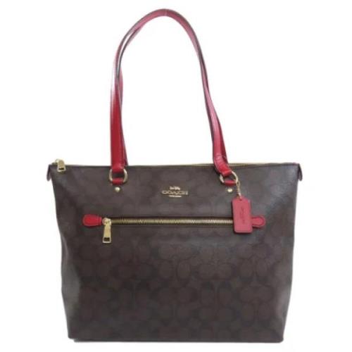 Pre-owned Fabric totes Coach Pre-owned , Brown , Dames