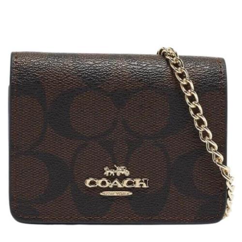 Pre-owned Leather shoulder-bags Coach Pre-owned , Brown , Dames