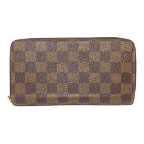 Pre-owned Canvas wallets Louis Vuitton Vintage , Brown , Dames