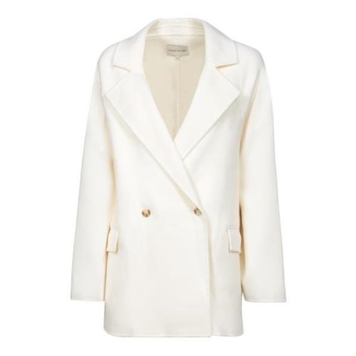 Witte Elegante Jas Aw24 Loulou Studio , White , Dames