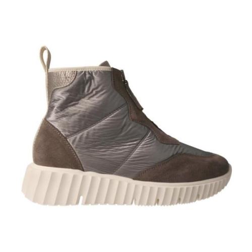 Weekend Dames Hoge Sneakers Grijs-Lead Pedro Miralles , Gray , Dames