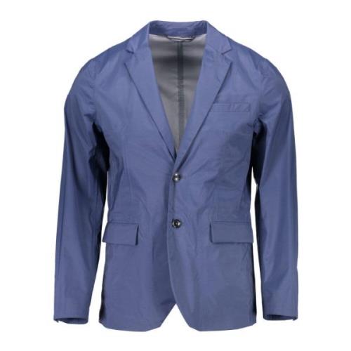 Klassieke Blauwe Herenjas Slim Fit Gant , Blue , Heren