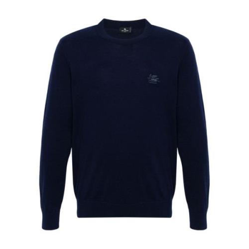 Blauwe Sweaters voor Mannen Etro , Blue , Heren