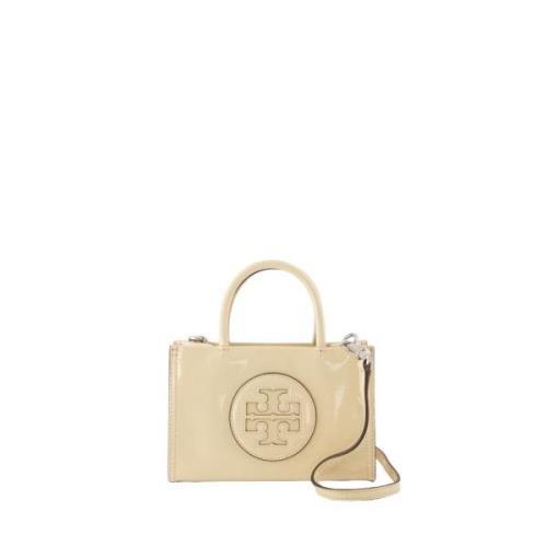 Mini Shopper Tas in Beige Nylon Tory Burch , Beige , Dames