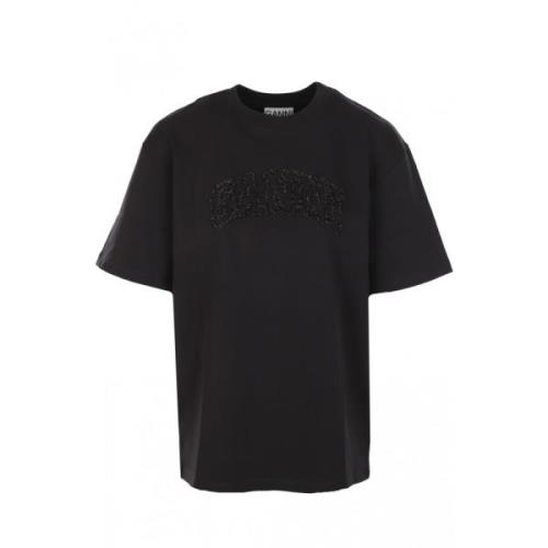 Stijlvolle Shirts en Tops Ganni , Black , Dames