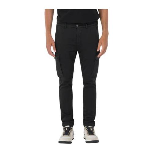 Zwarte Denim Jeans Replay , Black , Heren