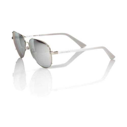 Aviator Metalen Frame Zonnebril Rooklens Frankie Morello , Gray , Here...