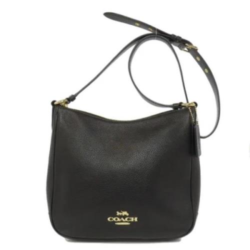 Pre-owned Leather shoulder-bags Coach Pre-owned , Black , Dames