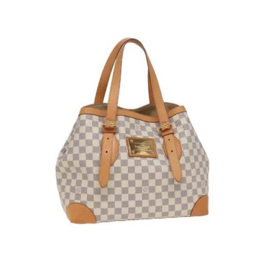 Pre-owned Canvas shoulder-bags Louis Vuitton Vintage , Beige , Dames