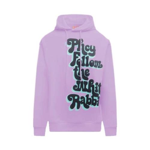 Grafische Print Hoodie voor Mannen Pharmacy Industry , Purple , Heren