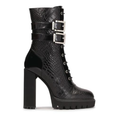 Laarzen met hoge hakken en hoog bovenwerk Kazar , Black , Dames