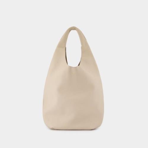 Beige Leren Schoudertas A.p.c. , Beige , Dames