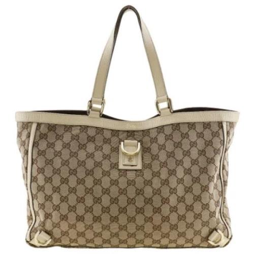 Pre-owned Canvas gucci-bags Gucci Vintage , Brown , Dames