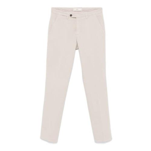 Beige Katoenen Chinos Broek Briglia , Beige , Heren