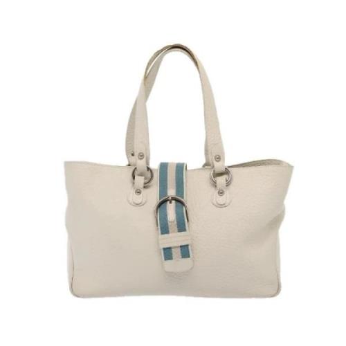 Pre-owned Leather handbags Bally Pre-owned , Beige , Dames