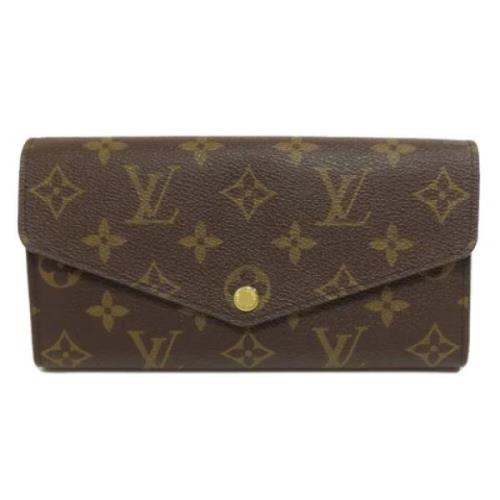 Pre-owned Fabric wallets Louis Vuitton Vintage , Brown , Dames