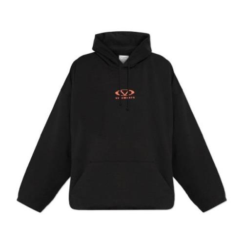 Logo sweatshirt Vetements , Black , Heren