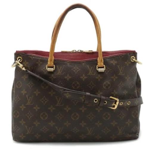 Pre-owned Canvas totes Louis Vuitton Vintage , Brown , Dames