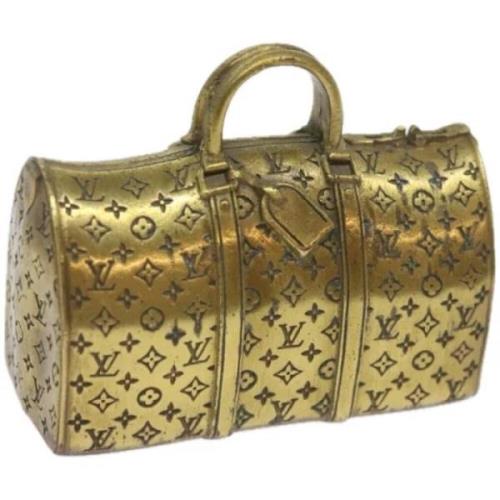 Pre-owned Canvas louis-vuitton-bags Louis Vuitton Vintage , Yellow , D...