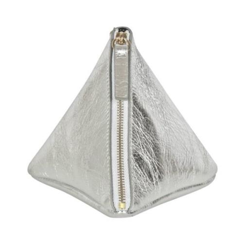 Geometrische Pouch voor A4 Documenten Liviana Conti , Gray , Dames