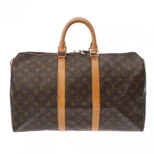 Pre-owned Canvas louis-vuitton-bags Louis Vuitton Vintage , Brown , Da...