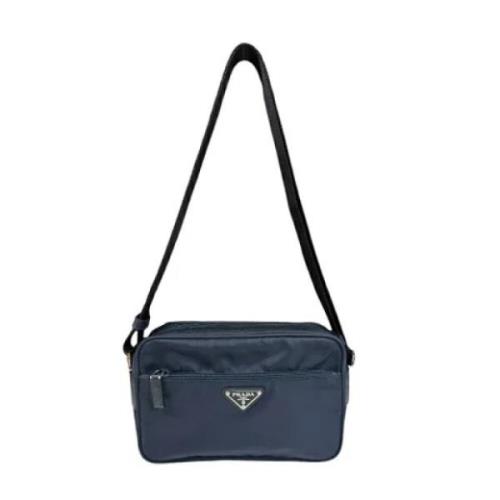 Pre-owned Nylon prada-bags Prada Vintage , Blue , Dames