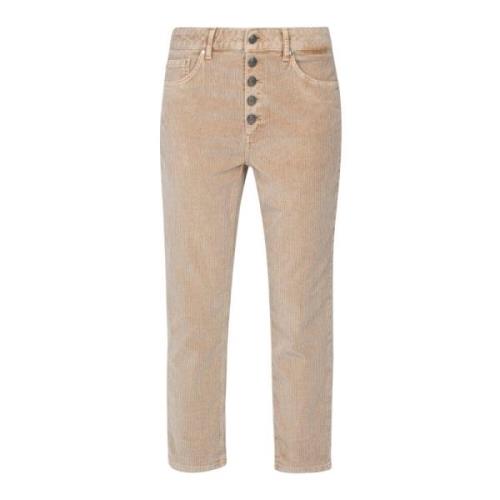 Stijlvolle Denim Jeans voor Mannen Dondup , Beige , Dames