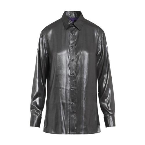 Dameskleding Shirts Grijs Aw24 Ralph Lauren , Black , Dames