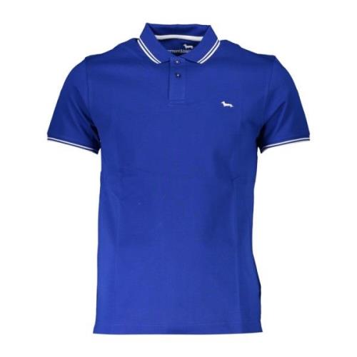 Polo Korte Mouwen Heren Blauw Harmont & Blaine , Blue , Heren