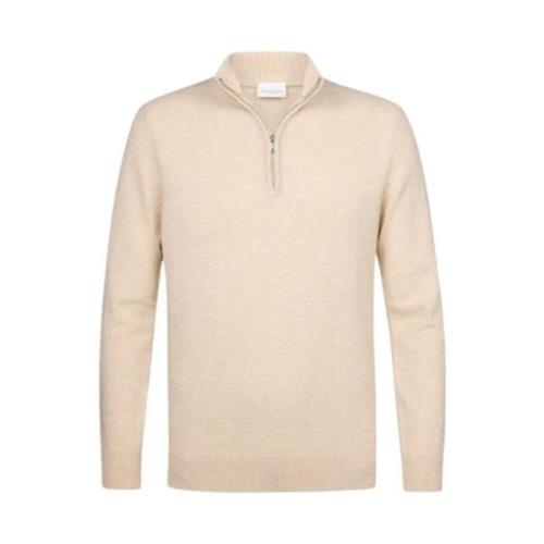 Luxe Gebreide Kleding voor Mannen Profuomo , Beige , Heren