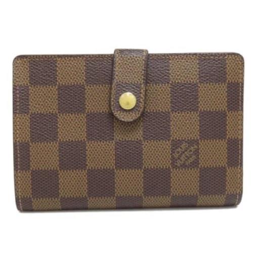 Pre-owned Canvas wallets Louis Vuitton Vintage , Brown , Dames