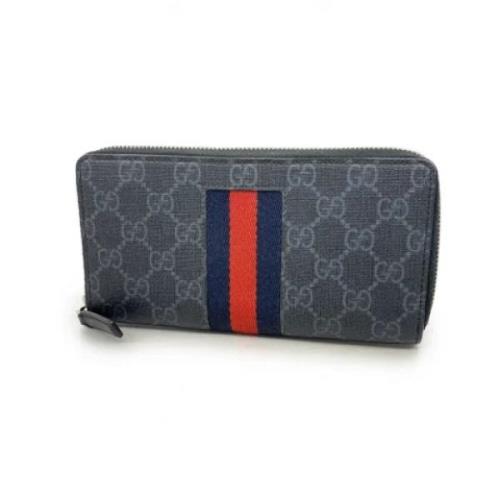 Pre-owned Fabric wallets Gucci Vintage , Black , Dames