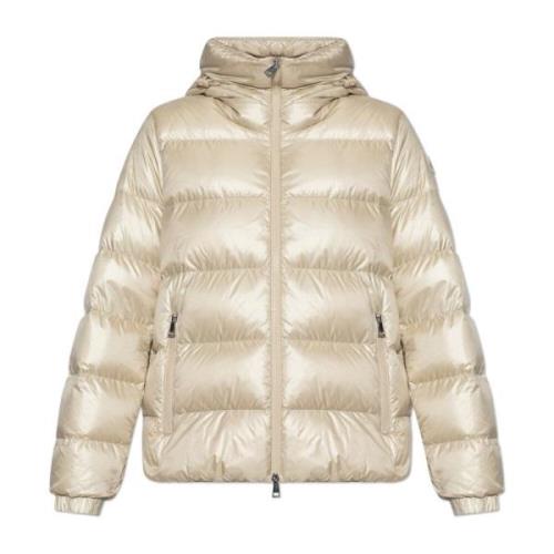 Donsjack Biron Moncler , Beige , Dames