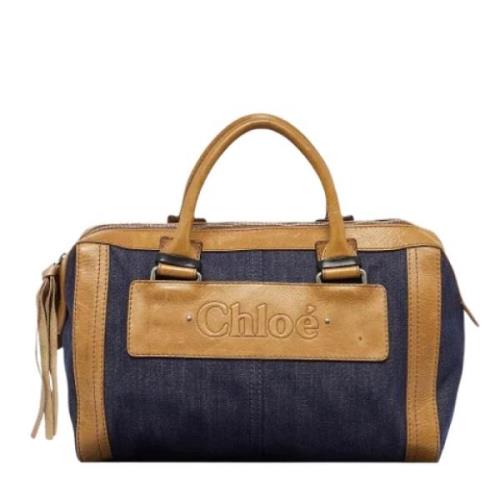 Pre-owned Denim handbags Chloé Pre-owned , Blue , Dames