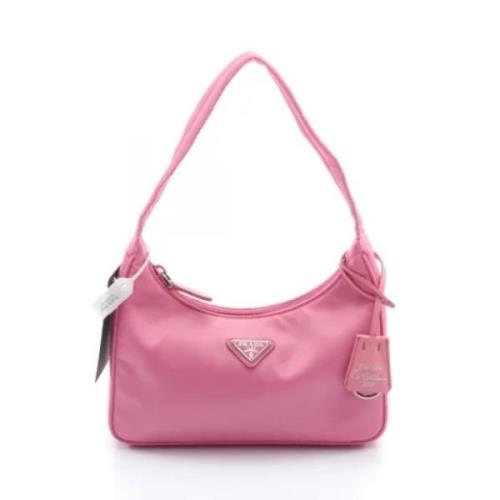 Pre-owned Nylon prada-bags Prada Vintage , Pink , Dames