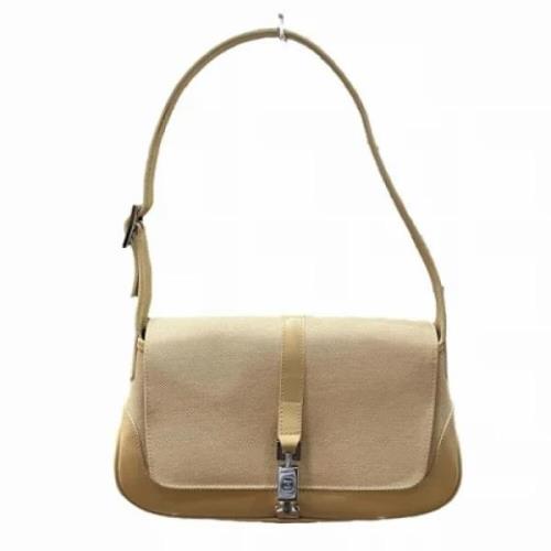 Pre-owned Canvas gucci-bags Gucci Vintage , Beige , Dames