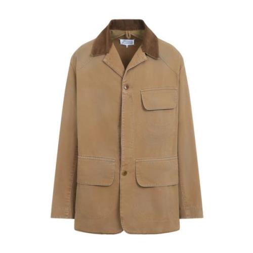 Bruine Jas voor Mannen Aw24 Maison Margiela , Brown , Heren